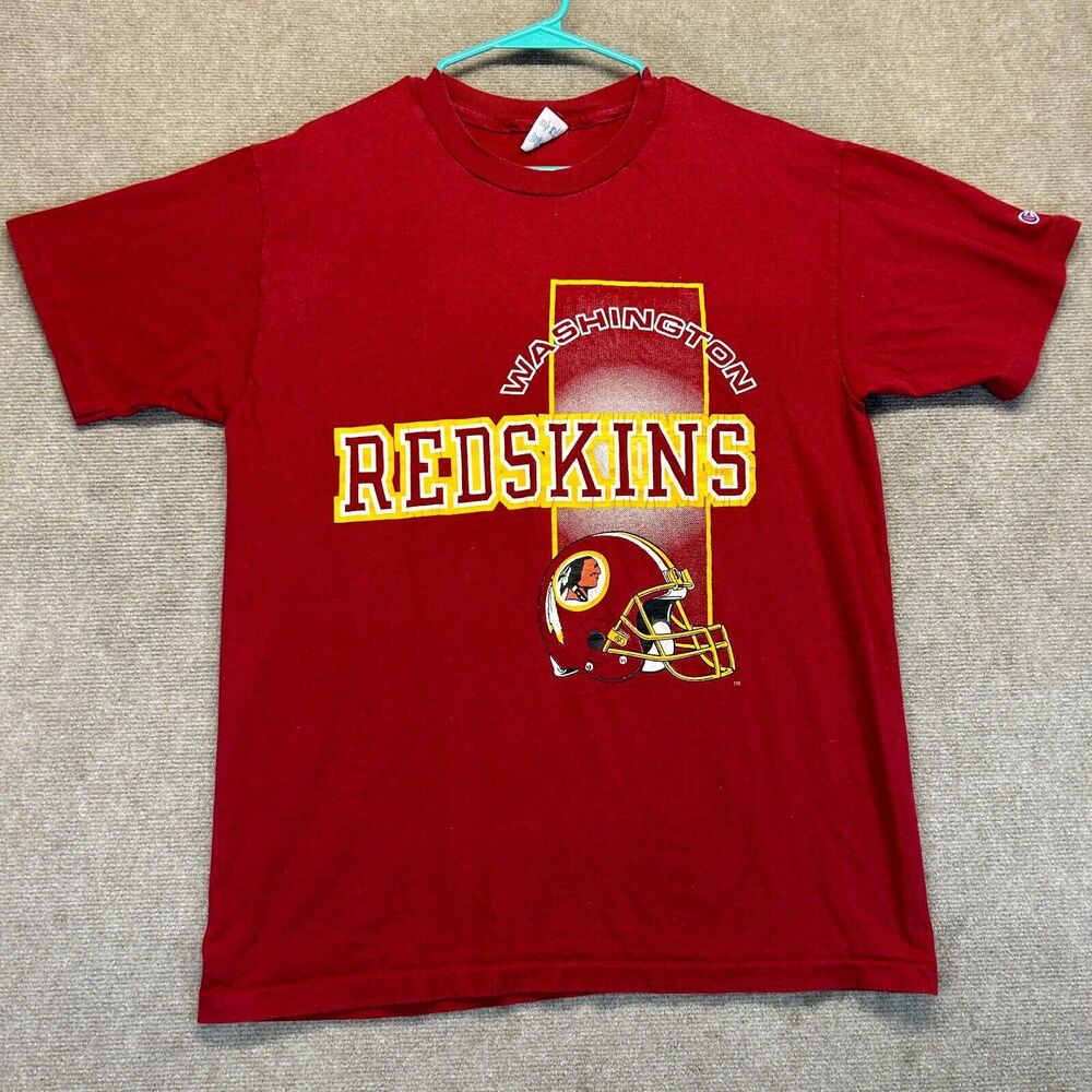 Washington Redskins Vintage T Shirt Men's M/L Champion Made USA Single Stitch